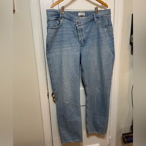 Abercrombie The Dad High Rise Jeans Size 18L